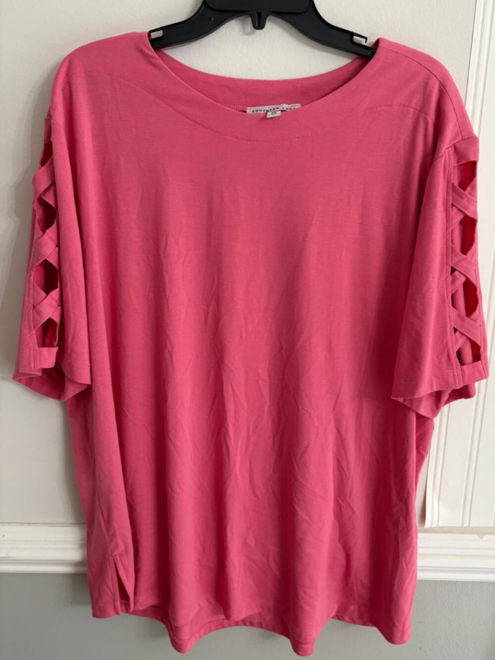 Cutout Sleeve T-Shirt